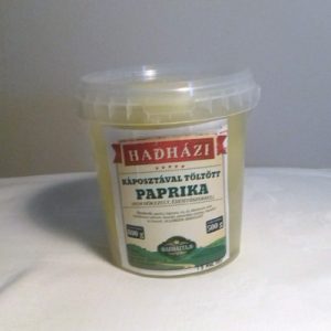 Káposztával töltött almapaprika-Hadházi